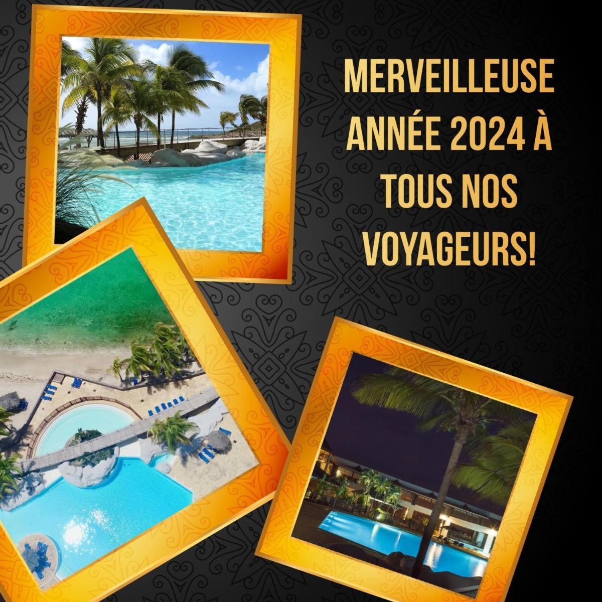 Tres Bel Appartement Avec Vue Mer, Acces Direct A La Plage Et Piscine Surveillee Сен-Франсуа Екстер'єр фото